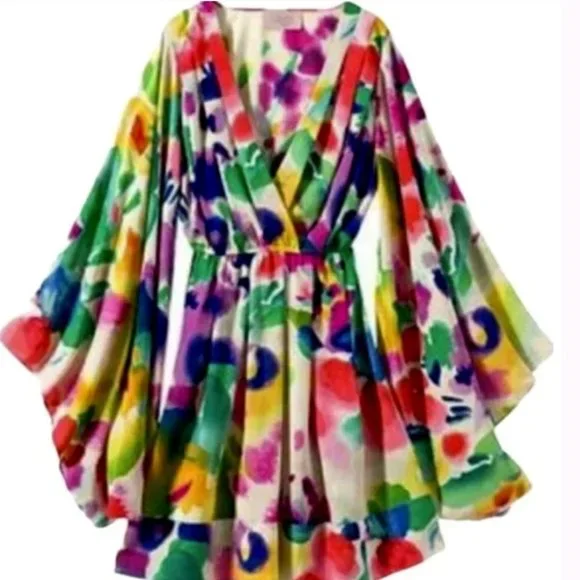 H&M Dresses Limited Edition Hm Garden Collection Kimono Size